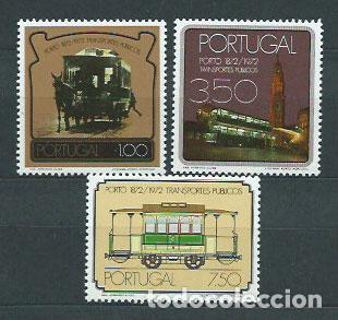 Sellos: Portugal - Correo 1973 Yvert 1200/2 ** Mnh Transportes