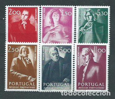 Sellos: Portugal - Correo 1974 Yvert 1234/9 ** Mnh Musicos