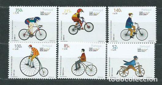Selos: Portugal - Correo 2000 Yvert 2413/8 ** Mnh Bicicletas