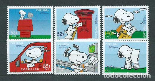Selos: Portugal - Correo 2000 Yvert 2443/8 ** Mnh Comic. Shoopy