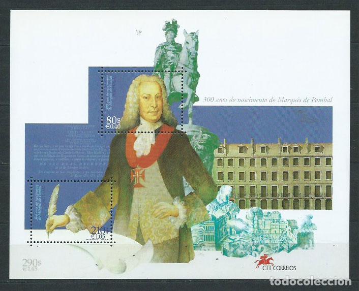 Briefmarken: Portugal - Hojas 1999 Yvert 155 ** Mnh Personajes