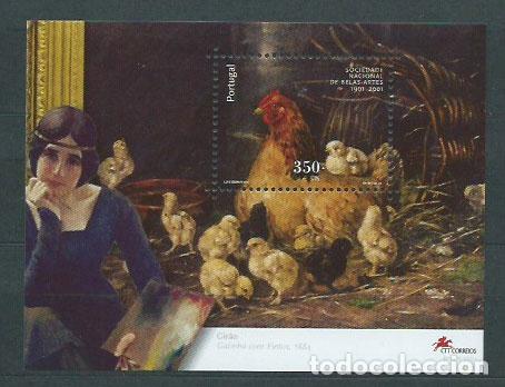 Briefmarken: Portugal - Hojas 2001 Yvert 172 ** Mnh Pintura
