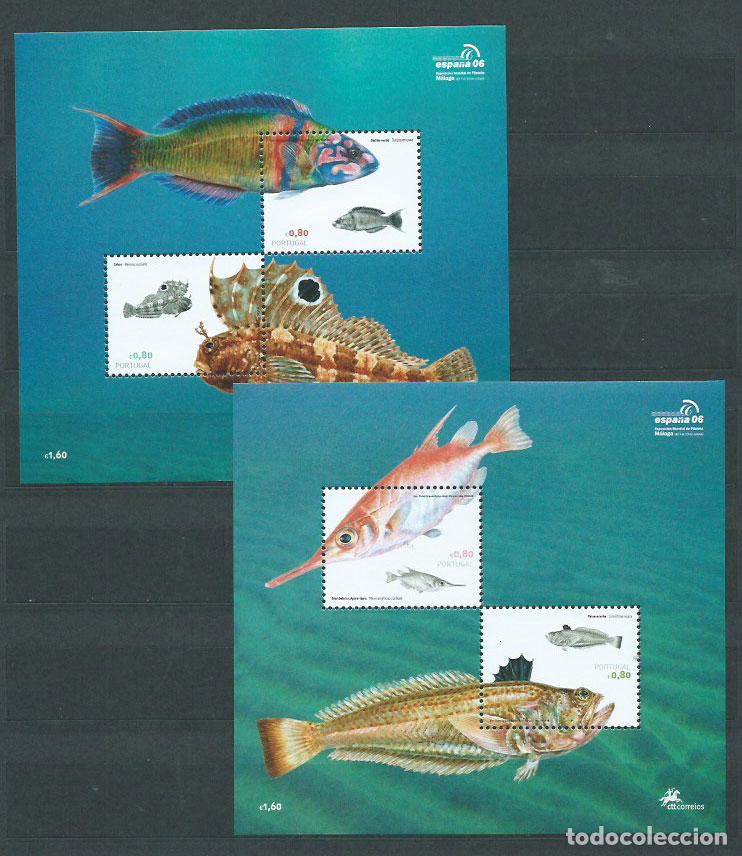 Briefmarken: Portugal - Hojas 2006 Yvert 251/2 ** Mnh Fauna Marina