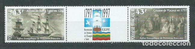 Briefmarken: Polinesia - Correo Yvert 526/7 ** Mnh Barcos