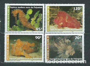Briefmarken: Polinesia - Correo Yvert 580/3 ** Mnh Fauna Marina