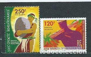 Briefmarken: Polinesia - Correo Yvert 625/6 ** Mnh Deportes