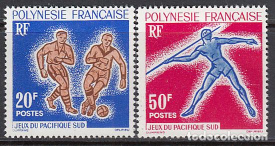 Briefmarken: Polinesia - Correo Yvert 22/3 * Mh Deportes