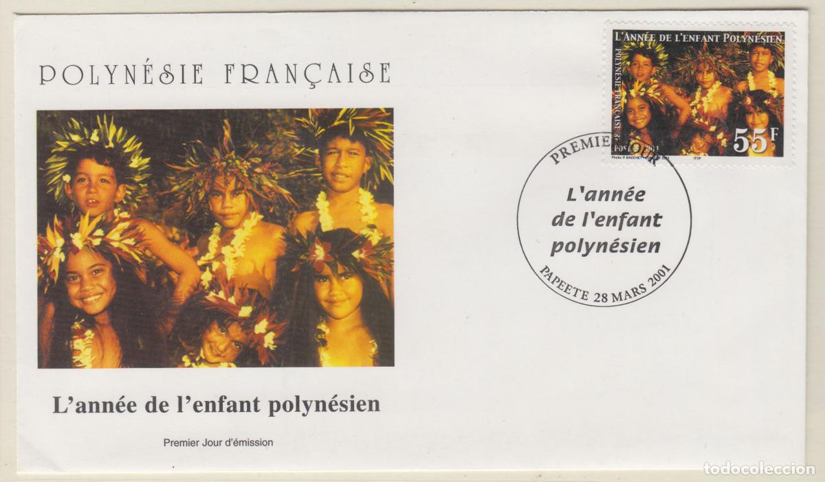 Briefmarken: Polinesia SPD FDC Yvert 637 a&ntilde;o 2001 Matasello Postmark