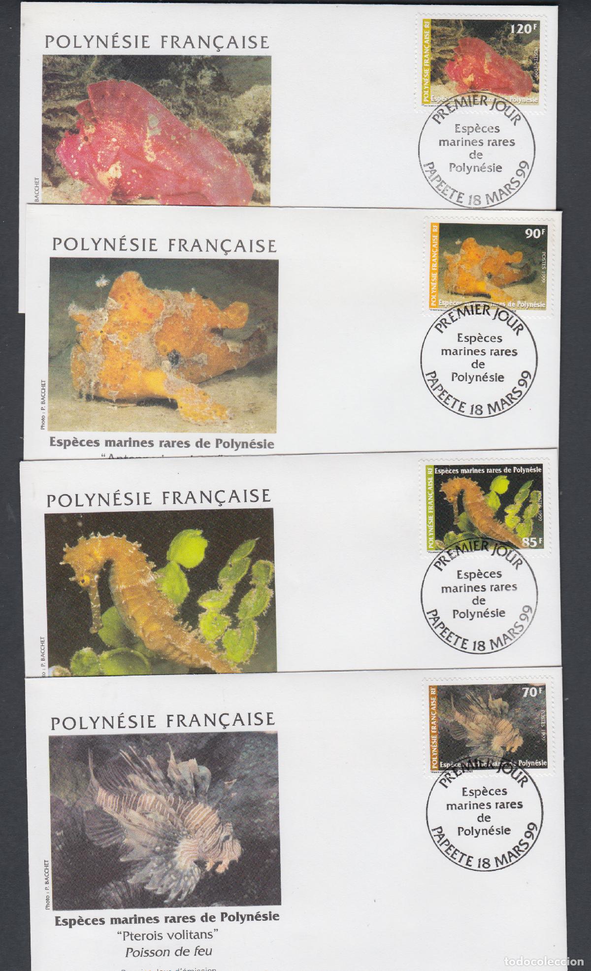 Briefmarken: Polinesia SPD FDC Yvert 580/583 a&ntilde;o 1998 Matasello Postmark