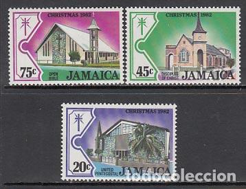 Briefmarken: Jamaica - Correo Yvert 568/70 ** Mnh Navidad