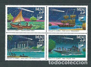 Selos: Palau - Correo 1985 Yvert 83/86 ** Mnh Barco