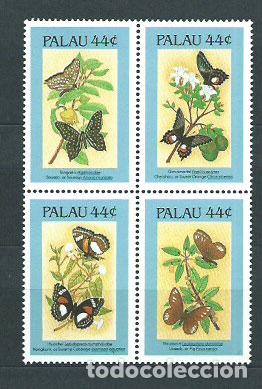 Selos: Palau - Correo 1987 Yvert 150/3 ** Mnh Fauna. Mariposas