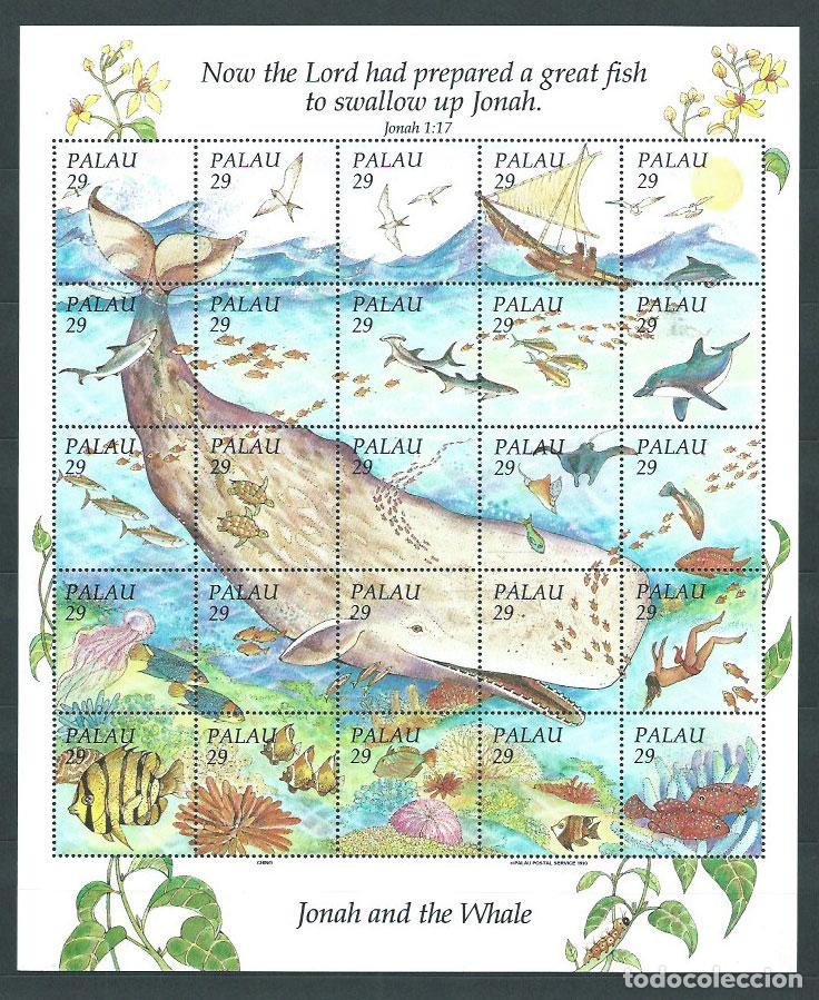 Briefmarken: Palau - Correo 1993 Yvert 589/613 ** Mnh Fauna Marina. Peces