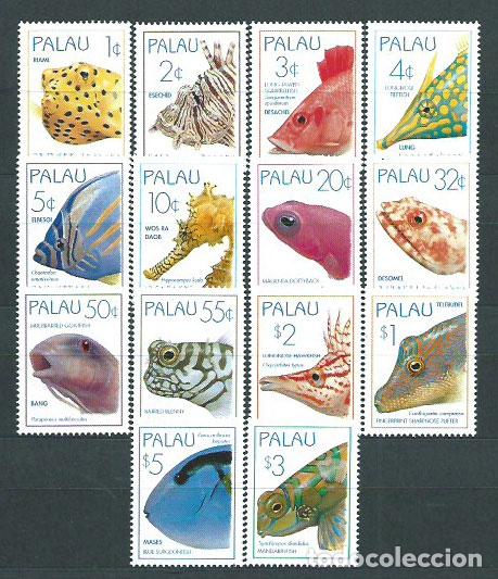 Briefmarken: Palau - Correo 1995 Yvert 750/63 ** Mnh Fauna Marina. Peces