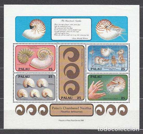 Stamps: Palau - Hojas Yvert 5 ** Mnh Fauna Marina