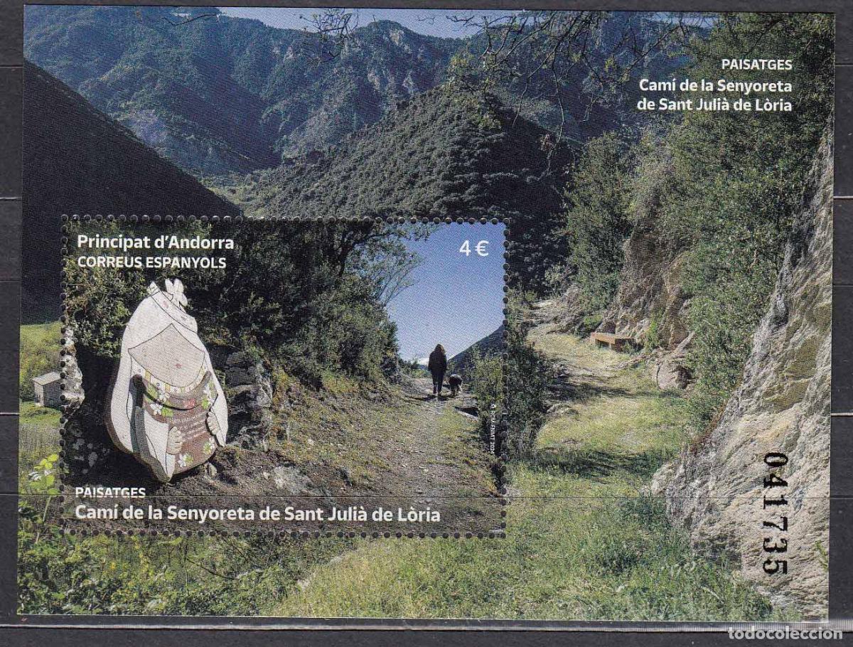 Stamps: Andorra Espa&ntilde;ola Correo 2024 Edifil 560 ** Mnh Paisajes - Camino de la Senyoret