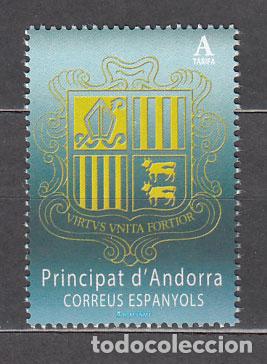 Francobolli: Andorra Espa&ntilde;ola Correo 2018 Edifil 464 ** Mnh B&aacute;sica escudo