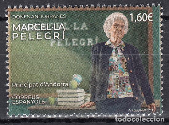 Sellos: Andorra Espa&ntilde;ola Correo 2021 Edifil 510 ** Mn Marceloan Pelegr&iacute;
