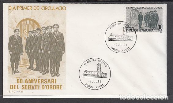 Sellos: Andorra Espa&ntilde;ola Sobres 1&ordm; D&iacute;a 1981 Edifil 142
