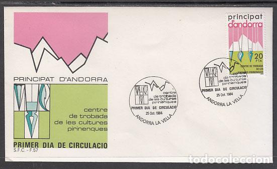 Sellos: Andorra Espa&ntilde;ola Sobres 1&ordm; D&iacute;a 1984 Edifil 182