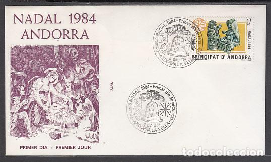 Sellos: Andorra Espa&ntilde;ola Sobres 1&ordm; D&iacute;a 1984 Edifil 183