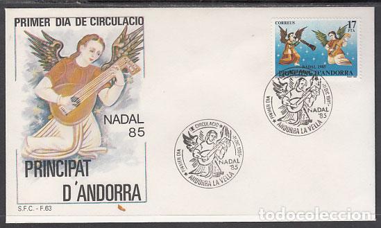 Sellos: Andorra Espa&ntilde;ola Sobres 1&ordm; D&iacute;a 1985 Edifil 189
