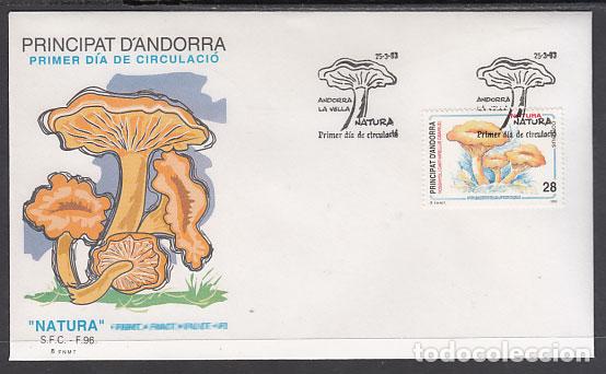 Sellos: Andorra Espa&ntilde;ola Sobres 1&ordm; D&iacute;a 1993 Edifil 235