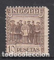 Sellos: Andorra Espa&ntilde;ola Sueltos 1929 Edifil 26 * Mh