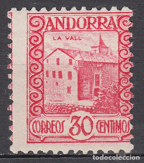 Sellos: Andorra Espa&ntilde;ola Sueltos 1935 Edifil 36 * Mh
