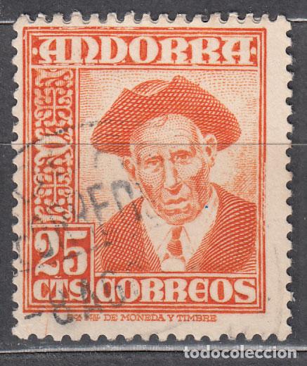Sellos: Andorra Espa&ntilde;ola Sueltos 1948 Edifil 49 usado