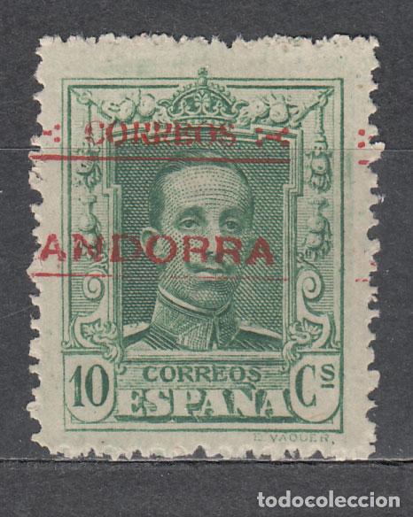 Sellos: Andorra Espa&ntilde;ola Variedades 1928 Edifil 3d * Mh