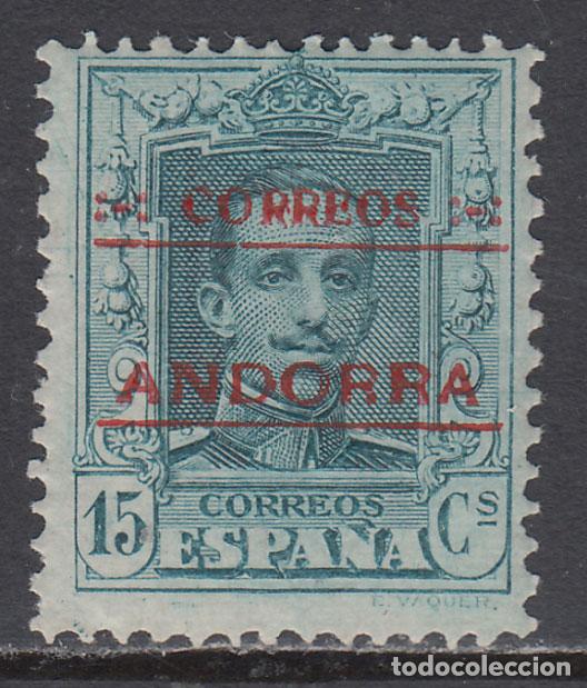 Sellos: Andorra Espa&ntilde;ola Variedades 1928 Edifil 4d ** Mnh