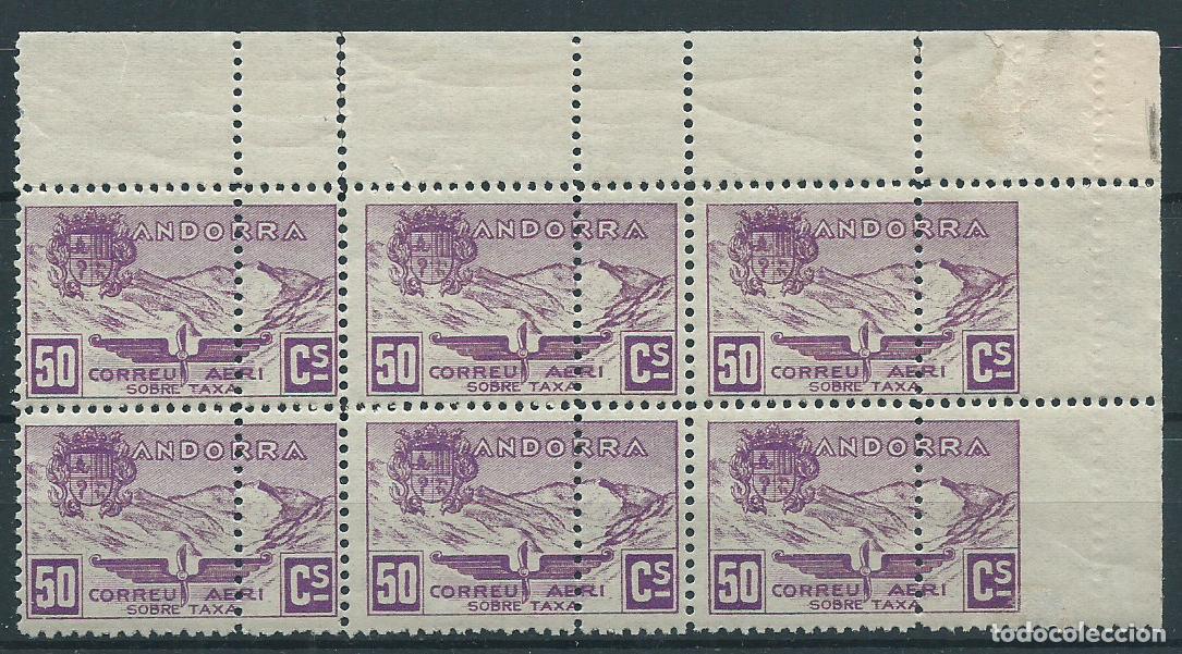 Sellos: Andorra Espa&ntilde;ola Variedades 1932 Edifil NE,14ddv 6 valores