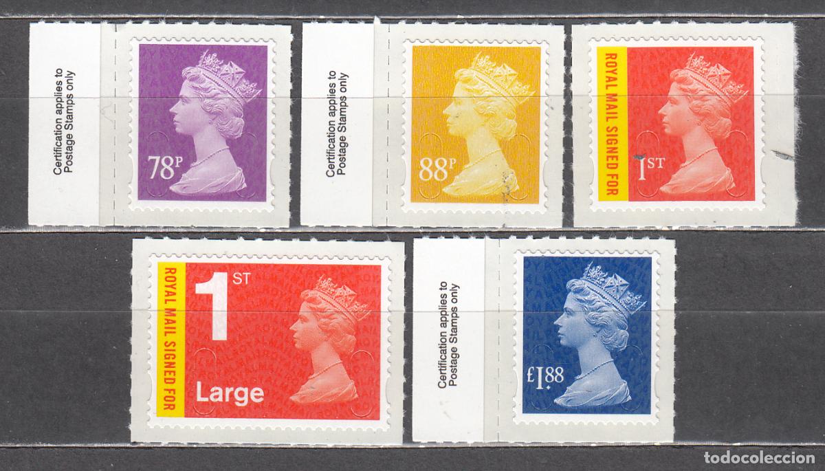 Sellos: Gran Breta&ntilde;a - Correo 2013 Yvert 3829/33 ** Mnh Reina Isabel II