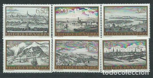 Sellos: Yugoslavia - Correo 1973 Yvert 1384/9 ** Mnh Ciudades yugoslavas