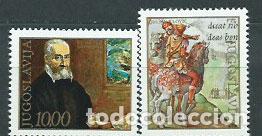 Sellos: Yugoslavia - Correo 1978 Yvert 1600/1 ** Mnh Julije Klovic pintor