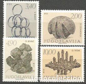 Sellos: Yugoslavia - Correo 1978 Yvert 1631/4 ** Mnh Esculturas