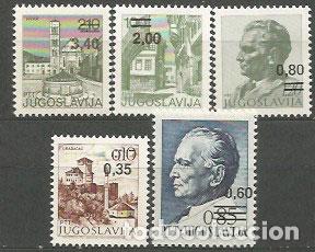Sellos: Yugoslavia - Correo 1978 Yvert 1636/40 ** Mnh