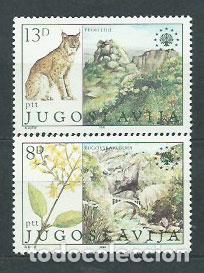 Sellos: Yugoslavia - Correo 1981 Yvert 1794/5 ** Mnh Fauna y flora