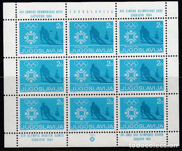 Selos: Yugoslavia - Correo 1983 Yvert 1889 Mini pliego ** Mnh Olimpiadas