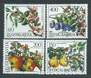 Selos: Yugoslavia - Correo 1987 Yvert 2100/3 ** Mnh Frutos