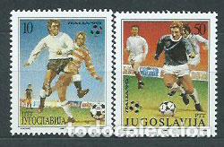 Selos: Yugoslavia - Correo 1990 Yvert 2282A/B ** Mnh Deportes f&uacute;tbol