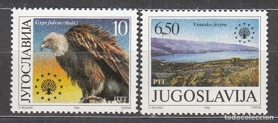 Selos: Yugoslavia Correo 1990 Yvert 2317/18 ** Mnh Fauna - Aves