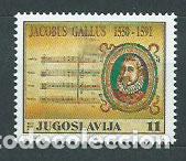 Selos: Yugoslavia - Correo 1991 Yvert 2353 ** Mnh M&uacute;sica