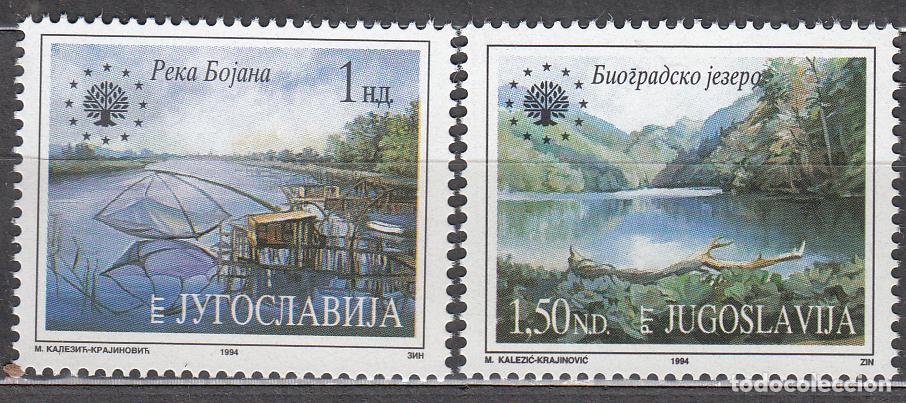 Selos: Yugoslavia Correo 1994 Yvert 2538/39 ** Mnh Protecci&oacute;n de la Naturaleza