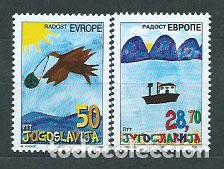 Sellos: Yugoslavia - Correo 2002 Yvert 2930/1 ** Mnh Dibujos infantiles