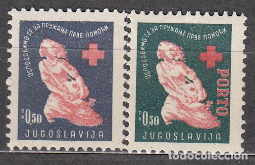 Sellos: Yugoslavia Beneficencia Yvert 7/8 ** Mnh Enfermeria - Medicina