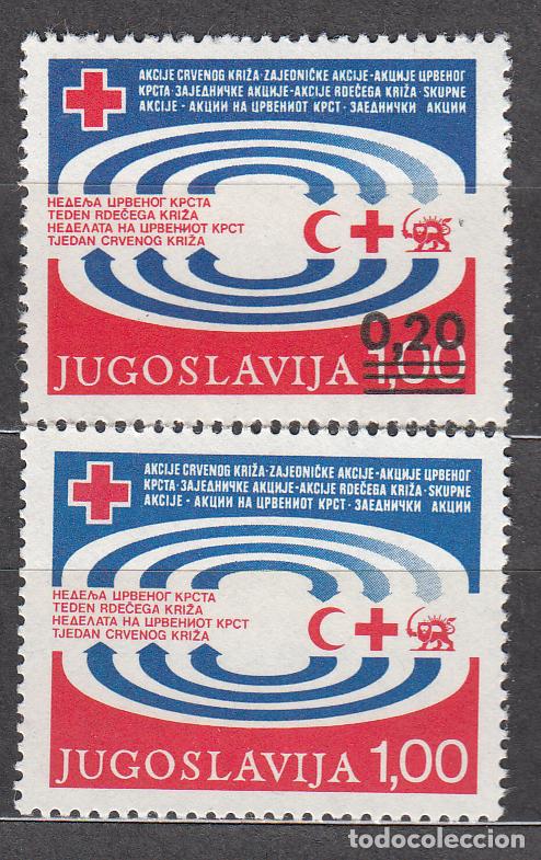 Sellos: Yugoslavia Beneficencia Yvert 71/72 ** Mnh Cruz Roja