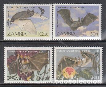 Selos: Zambia - Correo Yvert 461/4 ** Mnh Fauna
