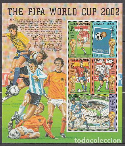 Selos: Zambia - Correo Yvert 1189/93 ** Mnh Deportes f&uacute;tbol